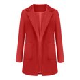 thumbnail image 4 of BYHONG Camisole d'Été à la Mode pour Femmes en Maille Ajourée à Col Rond Sans Manches avec Fines Bretelles Vestes pour Femmes Manteau pour Femmes Rouge TTTG, 4 of 5