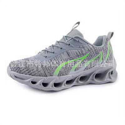 1 Paire Chaussures de Course à Lacets Ajourées Coussinées Semelle Antidérapante Espadrilles Décontractées Jogging Entraînement Chaussures Antidérapantes Antichoc Articles de Sport 46