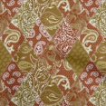 thumbnail image 1 of oneOone Polyester Spandex Dark Mustard Fabric Asian Paisley Craft Projects Decor Fabric Printed By The Yard 56 Inch Wide, 1 of 4