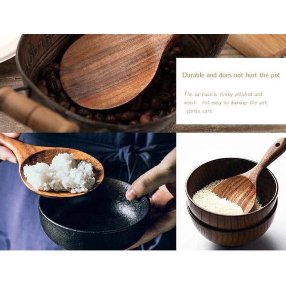 Louche à riz en bois Sunwealth