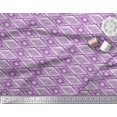 thumbnail image 3 of Soimoi Poly Georgette Fabric Geometric Block Print Fabric by The Yard 52 Inch Wide, 3 of 3