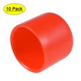 thumbnail image 1 of Unique Bargains Vis Protecteurs de Filetage, 7/8-inch ID Caoutchouc Bouchon d'Extrémité Ronde Bouchons de Tube Flexible Rouge Embout de Tube 10pcs, 1 of 3