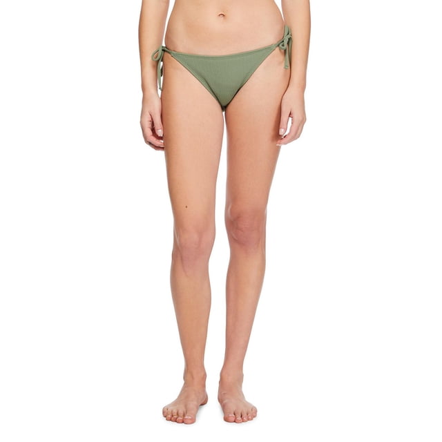 No Boundaries Women's String Bikini Bottom
