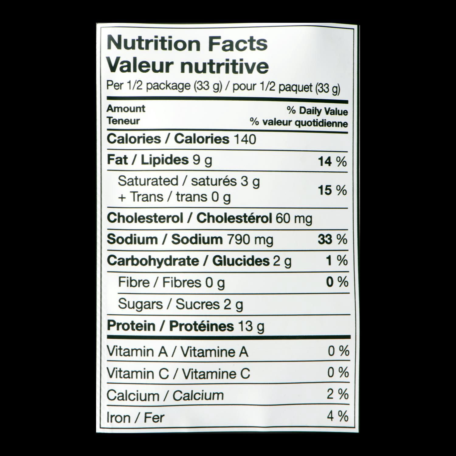Jac Link's Jerky au Bacon 65G