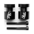 thumbnail image 3 of Krator R1 Logo Black Swingarm Spool Sliders Motorcycle Compatible with Yamaha XV250 Virago 2007, 3 of 3