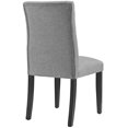 thumbnail image 4 of Modway Duchess Button Tufted Dining Chair, Light Gray, 4 of 5