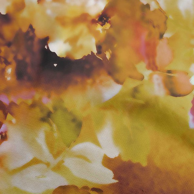 oneOone Cotton Flex Brown Fabric Abstract-Blurred Floral Pattern Sewing Craft Projects Fabric Prints By Yard 40 Inch Wide