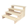 thumbnail image 4 of KLKCMS Wood Display Riser Collectibles Display Stand for Ornaments Crafts Apartment 4 Layer 40cm, 4 of 9