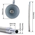thumbnail image 2 of Extra-Large Flexible Steel Funnel Kit with Spout for Fuel, Oil, Gasoline, and Diesel Change - Long Transmission Fluid Funnel for Automotive Use, 2 of 5