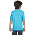 thumbnail image 3 of Hanes Boy`s 5.2 oz COMFORTSOFT HEAVYWEIGHT T-Shirt, XL, Light Blue, 3 of 4