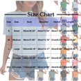 thumbnail image 3 of hotojiny Spring Tops for Women Solid Color Crew Neck Loose Blouse Lightweight Textured Puff Short Sleeve Back Keyhole Shirt Beach Vacation Clothes for Women, 3 of 7