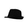 thumbnail image 1 of Chapeau Fedora à Rayures Fines - Grand/Très Grand, 1 of 2