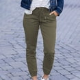 thumbnail image 2 of Womens Solid Color Comfortable Leisure Pants Waistband Sweatpants Pants Length Pants, 2 of 7