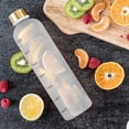 thumbnail image 4 of Glass & Bottle Reusable Motivational Water Bottle with Space Design 1000ML PC Cup for Daily Hydration Durable Leak-Proof Bottle for Home Gym, 4 of 5