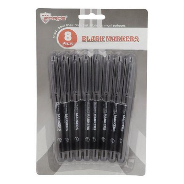 Diamond Visions 01-0924 Marqueurs Noirs - - Lot de 48