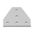 thumbnail image 4 of 5 Trous Plaque d'Angle Plaque de Support de la Bande de Connexion Pour3030 4040 2020, 4 of 8