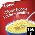 thumbnail image 1 of Lipton Mélange à Soupe Déshydraté pour une soupe aux nouilles classique et rapide Poulet et Nouilles faible en gras et sans arômes ou colorants artificiels 166 g, 1 of 8