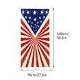 thumbnail image 4 of XZNGL Independence Day Microfiber Beach Towel Super Lightweight Colorful Bath Towel Sandproof Beach Blanket Multi-Purpose Towel For Travel Swimming Pool 27x55 Inch, 4 of 9