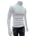 thumbnail image 1 of Men‘S Autumn Solid Color Half-High Collar Tight-Fitting Bottoming Long-Sleeved T-Shirt, 1 of 7