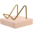 thumbnail image 2 of Shisuyan Crystal Mineral Display Stand Wooden Base Mineral Display Easel Minerals Displaying Holder, 2 of 8