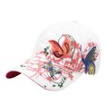 thumbnail image 1 of Coofit Women Baseball Cap Adjustable Embroidery Butterfly Snapback Hat Outdoor Sun Hat, 1 of 7