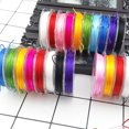 thumbnail image 3 of KAKOWELY 12 Rolls of Lanyard String Plastic String Lacing Cord Beads Lacing Rope Beading Material,393.7"X0.39"X0.39", 3 of 4