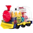 thumbnail image 2 of Jouet Éducatif, Train Électrique Transparent à Engrenages, Jouets de Train Électrique Transparent à Engrenages, Jouet Locomotive Électrique à Engrenages, Durabilité Éprouvée, 2 of 8