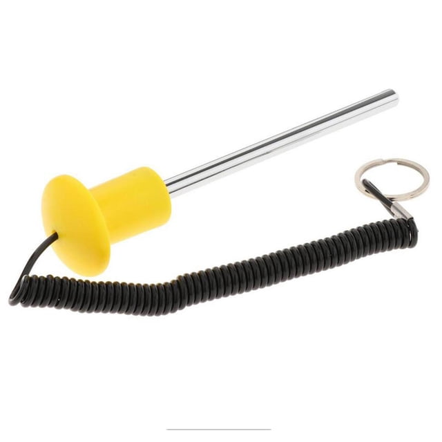 jinwen Goupille de Poids Accessoires Multifonctions en Acier Inoxydable Jaune 8x100mm