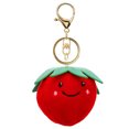thumbnail image 1 of Plush Fruit Keychain Cute Cartoon Purse Pendants Strawberry Bag Charm for Girls, 1 of 10