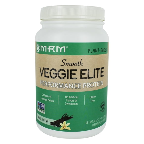 MRM Nutrition - Veggie Elite Vegan Performance Protein Powder Vanilla Bean - 2.2 lbs.