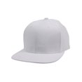 thumbnail image 1 of Top Headwear Casquette à Visière Plate Ajustable à Bouton-Pression - Blanc, 1 of 2