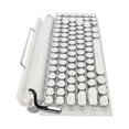 thumbnail image 1 of Mechanical Keyboard, Typewriter Mechanical Keyboard 83 Keys 2000mA Capacity Blue Switch  For Tablet White, 1 of 8