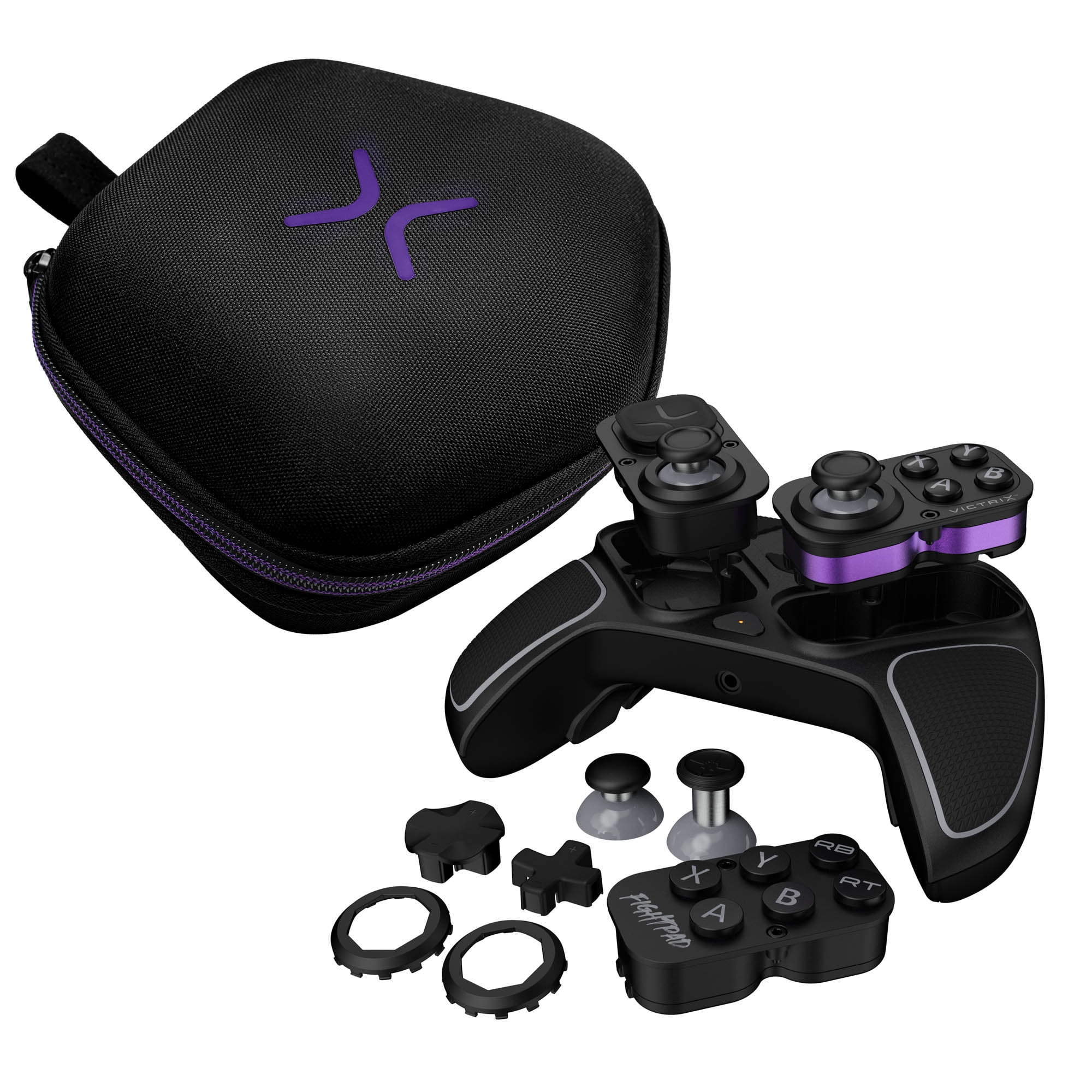 Turtle Beach Victrix Pro BFG Reloaded Wireless Modular Gaming Controller for Xbox Series X|S, Xbox One, & Windows PC; Bluetooth, Fightpad Module, Hall-Effect Thumbsticks/Triggers - Black