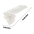 thumbnail image 3 of Dvkptbk Table Runner White Hollow Lace Table Flag Beautiful Flower Tablecloth Table Flag Home Dining Table Decoration 13.78X45.28 Inches Kitchen Essentials, 3 of 6
