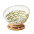 thumbnail image 2 of S SERENABLE Lit pour Chat Meuble pour Chat Transparent, Quatre Saisons, Facile à Nettoyer, Robuste avec Coussin Base Ronde pour Animaux, 2 of 9