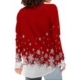 thumbnail image 4 of Hauts de Noël pour Femmes Haut à Imprimé de Noël pour Femmes Col Rond Manches Raglan Manches Longues Haut à Manches avec Passe-Pouce Hauts de Noël pour Femmes, 4 of 5