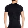 thumbnail image 2 of Chandail de Compression Rembourré Haut Protecteur Côtes Protecteur de Poitrine pour Rugby Football Paintball Baseball Basketball, 2 of 6