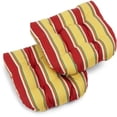 thumbnail image 1 of Coussin de Chaise de Salle à Manger Extérieur en Polyester Filé Tufté en Forme de U de 19 Pouces (Ensemble de 2) - Haliwell Multicolore, 1 of 1