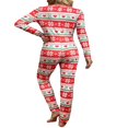 thumbnail image 2 of Combinaison Pyjama pour Femmes Christmas Cartoon une-Pièce de Nuit, 2 of 5