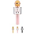 thumbnail image 4 of Bluetooth Singing Microphone Wireless Handheld Smartpnone Speaker Mic for Home KTV Outdoor Party  Gold, 4 of 8