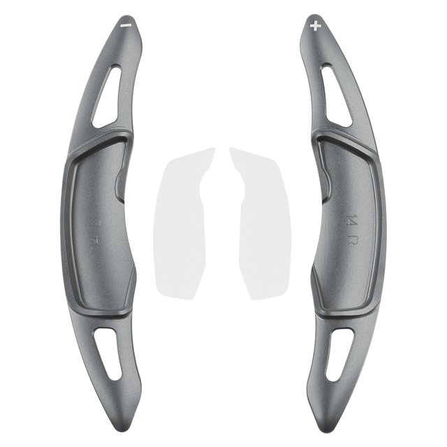 Steering Wheel Paddle Shifter For Subaru Forester Toyota Aluminium Grey