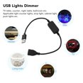 thumbnail image 4 of Mini USB Dimmer IP44 Smart Single Color Lights Strip Controller Dimmer  433HZ Controller Dimmer DC Interface For RGB LED Strip Light, 4 of 8