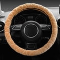 thumbnail image 1 of Yhmxh Car Accessories Motorcycle Accessories Car Steering Wheel Cover 38cm Universal Elastic Steering Wheel Cover Winter Steering Wheel Cover Car Warm Handle Cover Steering Wheel Cover, 1 of 6