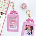 thumbnail image 4 of Star Photo Card Holder Cute Cartoon Pattern Card Holder Keychain Birthday Gift for Women Girls Type 1, 4 of 5