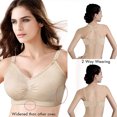 thumbnail image 4 of 3 pcs Nylon Seamless Maternity Nursing Bra with Pads, Extenders, 4 of 9
