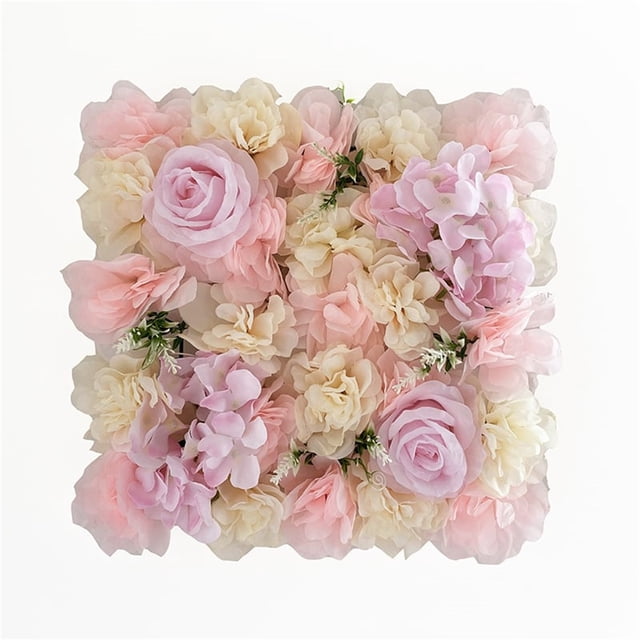 Flower Wall, Flower Panels, Artificial Flower Wall Panels, Wall Flowers Wall Decor, Artificial Flower Wall Wedding Decoration Artificial Flowers Rose Wall Flowers Wedding Flower for Multi-Scene Decor