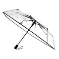 thumbnail image 1 of Totes  Ultra Clear Auto Open Compact Umbrella (Women's), 1 of 3