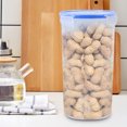 thumbnail image 1 of Spill-Proof Sealed Storage Container for Cereals Snacks, Airtight Kitchen Food Storage Box with Lid, Stackable Dry Fruit Tea Canister for Fridge Pantry Organization, 1 of 3