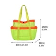 thumbnail image 3 of JWshufel Large Capacity Portable Swimming Bag with Multi Pocket Storage for Beach Swimming Pool Vacation Travel Long Lasting Polyester Mesh Design Easy to Fold and Carry, 3 of 5