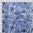 thumbnail image 4 of oneOone Cotton Flex Medium Blue Fabric Floral Sewing Craft Projects Fabric Prints By Yard 40 Inch Wide, 4 of 4